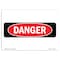 Signmission Safety Sign, OSHA Danger, 3.5" Height, Danger Label, Landscape OS-DS-D-35-L-1855 - alternate 1